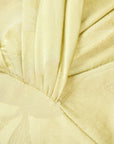 YAYING Yellow Satin Midi Dress