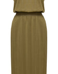 YAYING Khaki Waist Dress