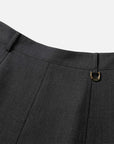 EP YAYING Wool A-shape Skirt