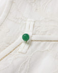 EP YAYING Silk Embroidered Dress