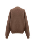 EP YAYING Yak Wool Oversized Knit Sweater