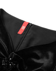 YAYING Triacetate Black Dress