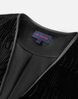 EP YAYING Velvet Pleated Jacket EGJAA1269AH
