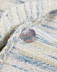 EP YAYING Tweed Chanel-Style Short Jacket