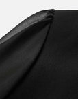 EP YAYING BLACK LONG SLEEVE DRESS