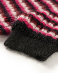YAYING Mohair Striped Knit Sweater