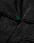 EP YAYING Silk Black Blazer
