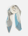 EP YAYING Cashmere Color-blocked Square Scarf