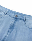 YAYING Blue Straight Leg Jeans