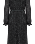 YAYING Chinese Style Pleated Little Black Dress