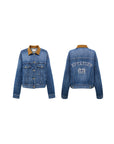 EP YAYING Cloud Denim Cotton Jacket