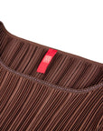 YAYING Pleated Waist-Cinched Dress