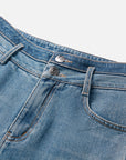 EP YAYING Splicing Slim Jeans
