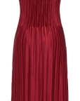 YAYING Pleated Waist-Cinched Dress