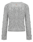 YAYING Water-Soluble Lace Knit Cardigan