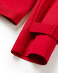YAYING Waist Belted Short Trench Coat