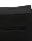 YAYING Merino Wool Micro Flare Black Pants