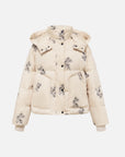 EP YAYING Chinese-style hooded down jacket