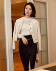 YAYING Elegant Wool Knit Sweater