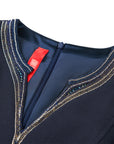 YAYING Waist-Cinched Vest Dress