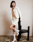 EP YAYING Woolen Parisian-Style Skirt
