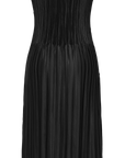 YAYING Pleated Waist-Cinched Dress