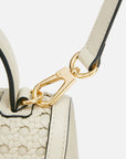 EP YAYING Woven Leather Flap Bag