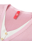 YAYING Color-Blocked Two-Piece Knit