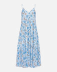 EP YAYING Mulberry Silk Floral Suspenders Dress