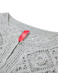 YAYING Water-Soluble Lace Knit Cardigan