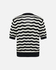 EP YAYING Hollow Striped Knitwear