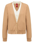 YAYING Cashmere Faux Two-Piece Knit