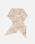 EP YAYING Letter Printed Silk Scarf