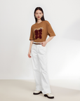 EP YAYING Straight-Leg Wide-Leg Jeans