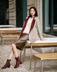 EP YAYING Wool Yak Wool Oversized Hooded Woolen Coat Jacket