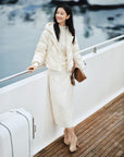 EP YAYING Silk Goose Down Coat