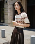 EP YAYING Yak Wool Blend T-Shirt EGKIR9527AW