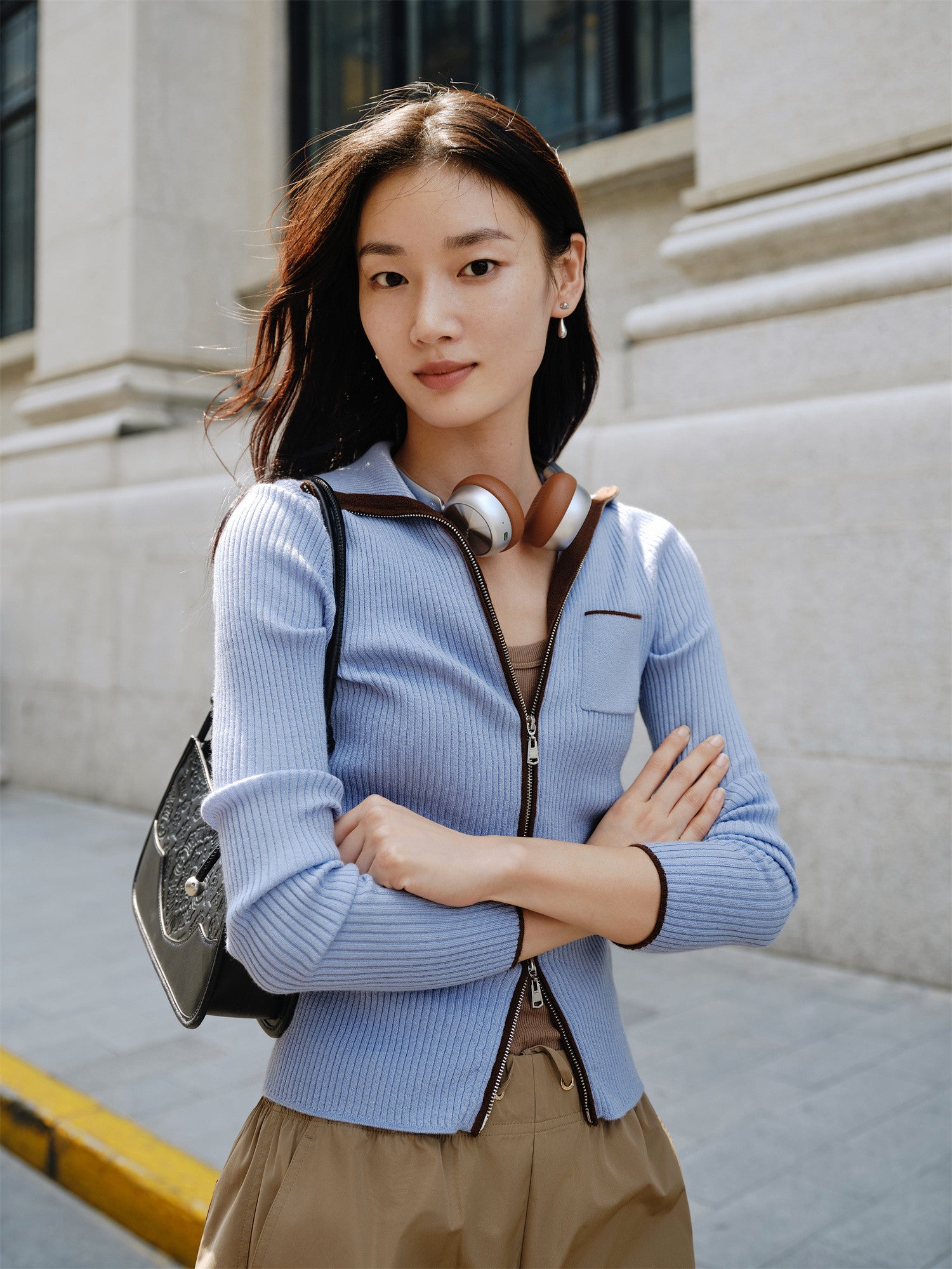 EP YAYING Wool Knit Cardigan EGKIW9159AB