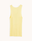 EP YAYING lightweight yellow knit tank top