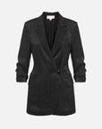 EP YAYING Silk Black Blazer