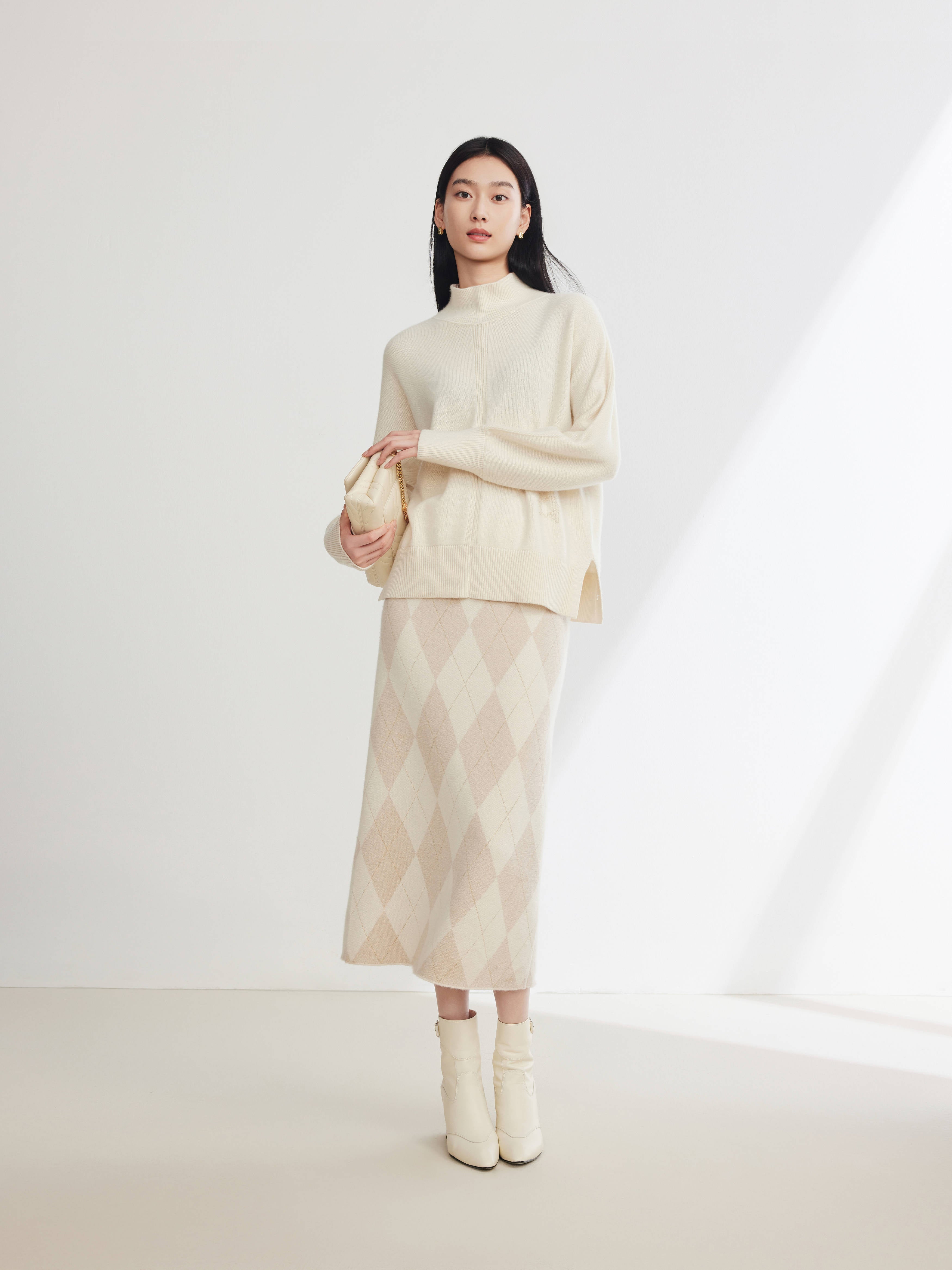 EP YAYING Cashmere Knit Sweater