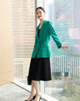 EP YAYING Green Blazer Jacket