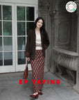 EP YAYING Yak Wool Ethnic Jacquard Jacket