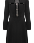 YAYING Black Midi Dress