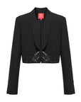 YAYING Black Cropped Jacket