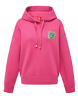 YAYING Appliqu¨¦ Embroidered Hooded Sweatshirt