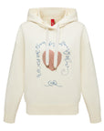 YAYING Appliqu¨¦ Embroidered Hooded Sweatshirt