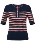 YAYING Striped Knit Top