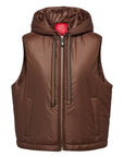 YAYING Hooded Drawstring Cotton Vest