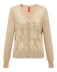 YAYING Heavy Embroidery Knitted Cardigan